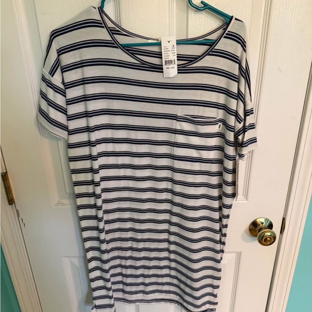 NWT Vans striped tshirt dress